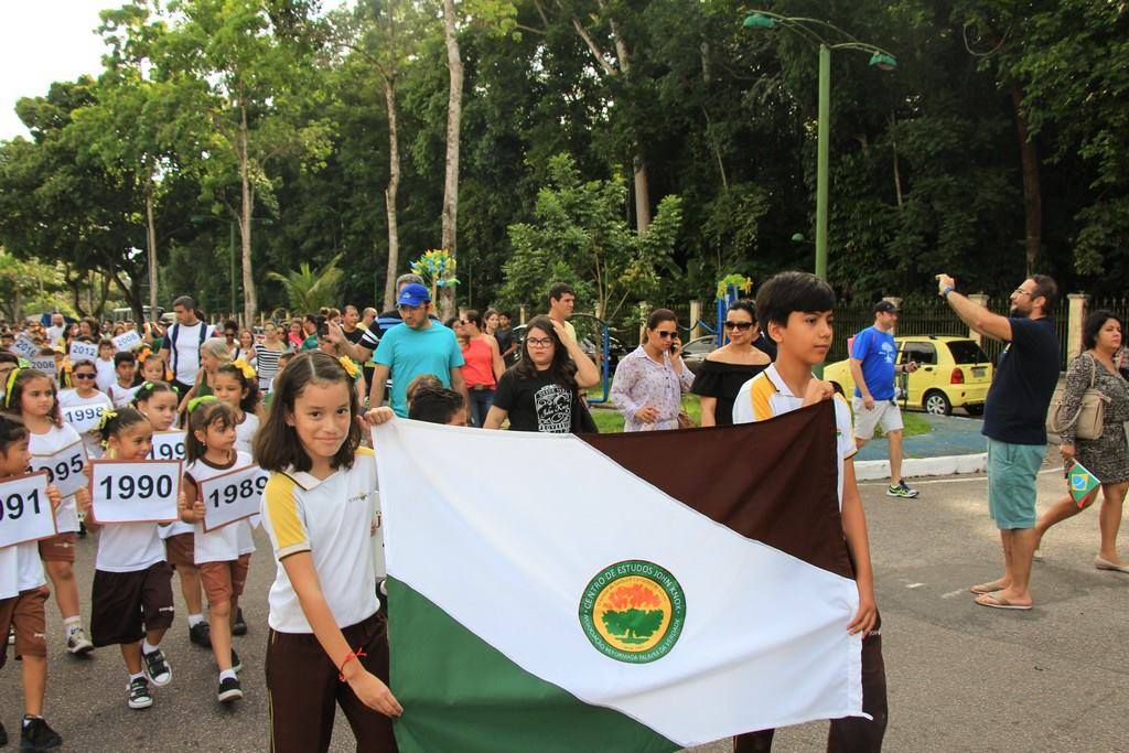 Foto do desfile da escola do 7 de Setembro